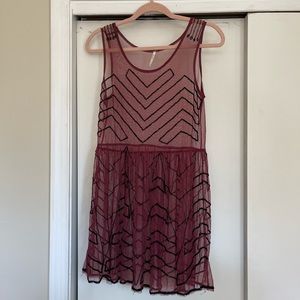 Free People Sheer Dress